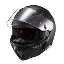 Capacete Texx Fechado Hunter Solido Preto Fosco 56