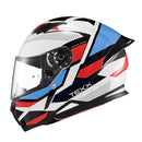 Capacete Texx Fechado Hunter Ark Preto Verm Azul E Branco Brilho 60