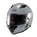 Capacete Texx Fechado Hunter Solido Nardo Grey Brilho 56