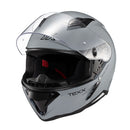 Capacete Texx Fechado Hunter Solido Nardo Grey Brilho 56