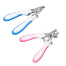 Alicate Pet Tesoura Corte De Unhas Com Lixa Cor:azul