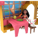 Boneca Disney Princesa Mini Castelo Da Moana Com Acessórios