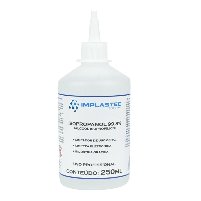 Alcool Isopropilico  250ml C/bico Implastec