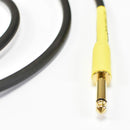 Cabo De Guitarra Shogun Premium 0,75mm Conector Em Ouro P10/p10 15ft 4,57 Metros Preto