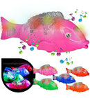 Peixe Musical C/ Luz Led Bate Cauda Brinquedo