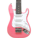 Guitarra Elétrica Infantil Kids Profissional Teg 30 Rosa Thomaz