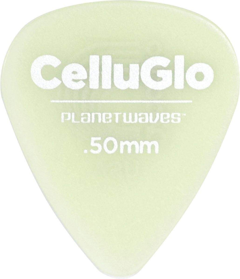 Palheta Para Guitarra De Celuloide 1ccg2-10 - Glowe - Leve - (pct Com 10 Unidades)