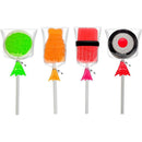 Doce Dip Loko Lollipop Sushi Display Com 60 Unidades