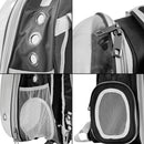 Mochila Pet Visão Panorâmica Passeios Astronauta Cor:azul
