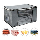 Saco Organizador Bolsa Roupas Cobertas Multifuncional Cinza