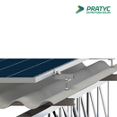 ESTRUTURA TELHA FIBROMETALICA VIGA DE AÇO PARA 4 PLACAS PRATYC