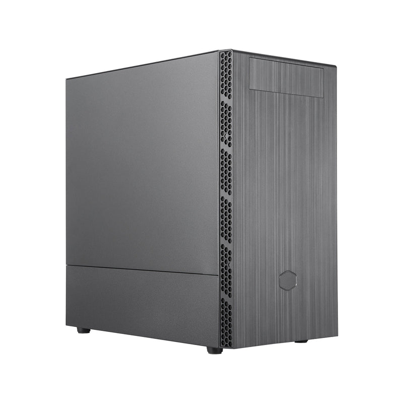 Gabinete Masterbox Mb400l - Micro-atx -  Painel Frontal Em Aço Escovado - Preto - Mcb-b400l-kn5n-s00