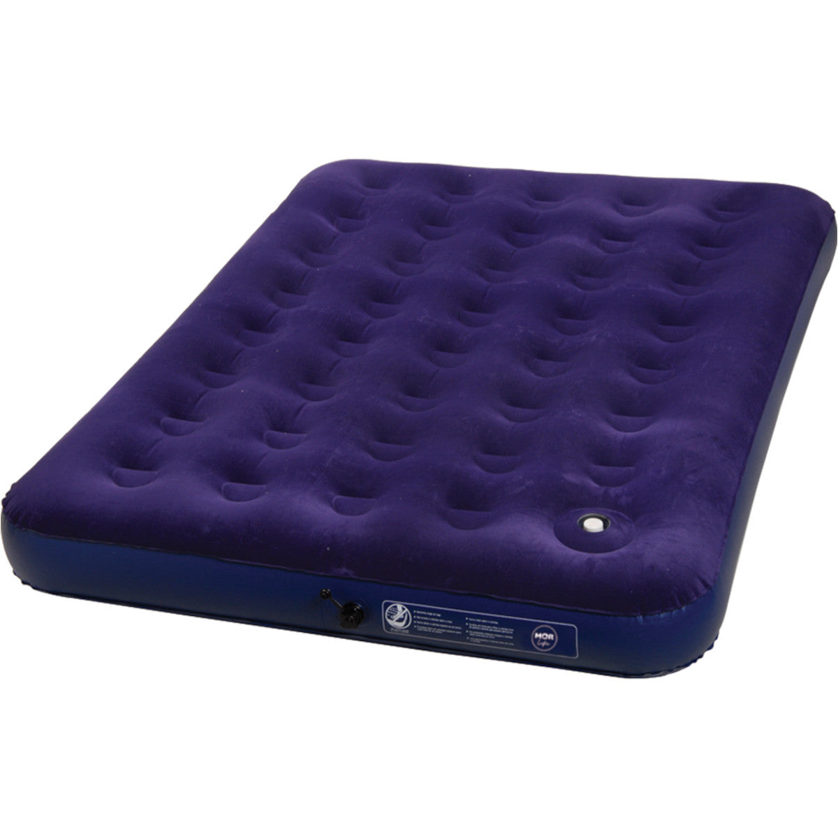 Colchão De Ar De Casal Com Fole  191 X 137 X 22cm Peso Maximo 160kg