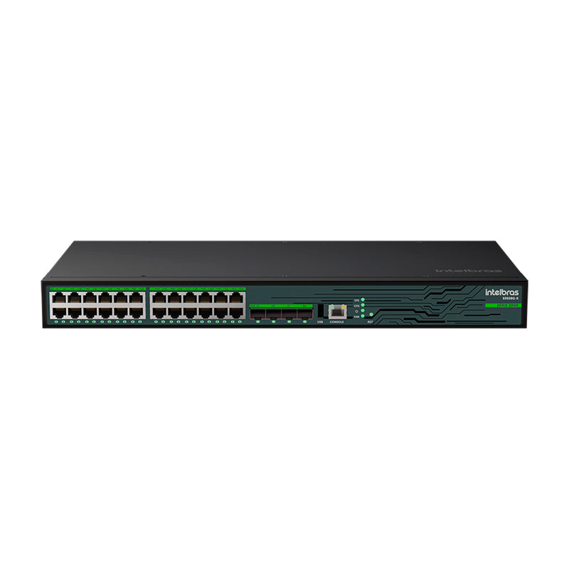 Switch Gerenciavel Layer 3 De 24 Portas Gigabit 4 Sfp+ S3028g-b 4760080