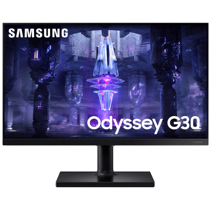 Monitor Samsung Gamer Odyssey G30 24" Fhd 144hz 1ms Freesync Hdmi Dp Ajuste Altura Pivot Inclinaçao  - Ls24bg300elmzd