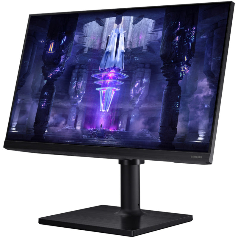 Monitor Samsung Gamer Odyssey G30 24" Fhd 144hz 1ms Freesync Hdmi Dp Ajuste Altura Pivot Inclinaçao  - Ls24bg300elmzd