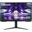 Monitor Samsung Gamer Odyssey G32 27'' 165hz 1ms Fhd Hdmi Dp Headphone Has Pivot Preto Série G32 - Ls27ag320nlxzd