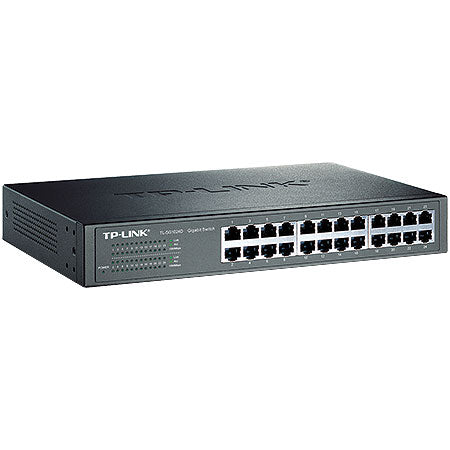 Switch Gigabit 24 Portas 10/100/1000 Mesa Ou Montavel Em Rack Nao Gerenciavel Tl-sg1024d Smb