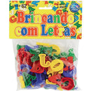 Brinquedo Pedagógico Brincando Com Letras 62 Peça