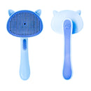 Tira Pelos Pet Rasqueadeira Removedor Gato Cachorro Cor:azul