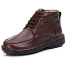 Coturno Casual Conforto Couro Marrom - RT8003FLOCFE