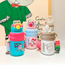 Garrafa Infantil Térmica Inox Resistente Estampa:happy