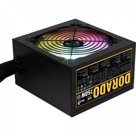 Fonte Gamer ATX Aerocool DORADO 750W 80 Plus Gold APFC