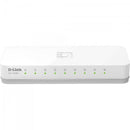 Switch Fast 8 Portas 100Mbps DES-1008C Branco D-LINK