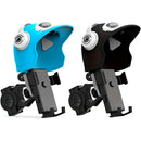 Suporte De Celular Guidão Para Moto Mini Capacete Cor:preto