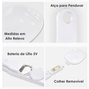 Colher Balança Digital Medidora Dosador Receitas Cor:branco
