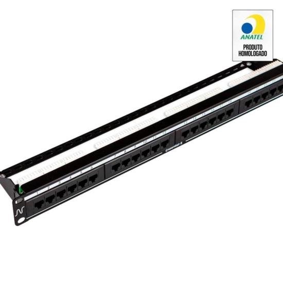 Patch Panel CAT.5E 24 Portas Nexans