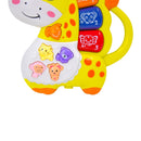 Teclado Piano Musical Bebe Brinquedo Infantil  Som Girafa