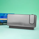 Relogio Alarme Led Espelhado Usb Com Projetode De Hora Preto