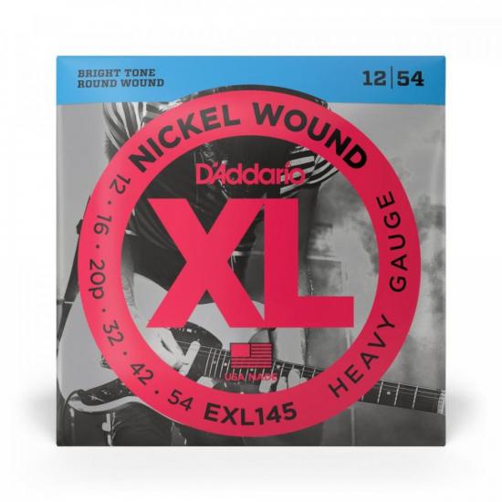 Encordoamento Para Guitarra D Addario EXL145 Aço 0.12