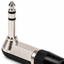 Conector P10 Trs Stereo Metal 90 Graus Storm 10 Unidades