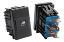 Tecla Ac Vid Pt Preto Led Ver 5p Santana Ii 98a06