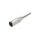 Cannon Xlr Macho Metal Niquelado Prof C/ Mola C/5 Importado