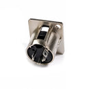 Conector Xlr Macho Painel Metal Storm 10 Unidades