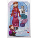 Boneca Disney Frozen Anna Com Bebe Raposa