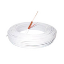 CABO COAXIAL FLEXÍVEL 4,0MM MULTITOC 80% MALHA COBRE +2 ALIMENTAÇÕES INTERNAS BRANCO 100M