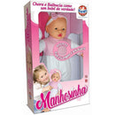 Boneca Com Mecanismo Manhosinha 48cm