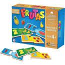 Brinquedo Pedagógico Madeira Associe Números E Frutas