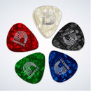 Palheta Guitarra Color 1cap7 D Addario 1.25mm 10un