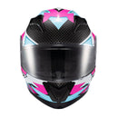 Capacete Texx Strike Ride Azu Ros Branc Pret Bril 62