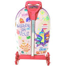 Mochila Infantil Com Rodinha Divertidamente Roleta Rosa