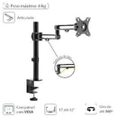 Suporte Articulado Para Monitor De 17 A 32" Com Rotação 360° - Sm400a