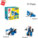 Brinquedo Para Montar Set Expedição E Transporte 3 Em 1 Sortido