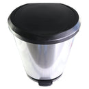 Lixeira com Pedal Label Prata 20 Litros