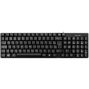 Teclado Básico Slim Laser Usb Preto Tc193