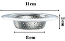 Ralo Para Pia Em Inox Cozinha Borda 11 Cm Proteção Limpeza